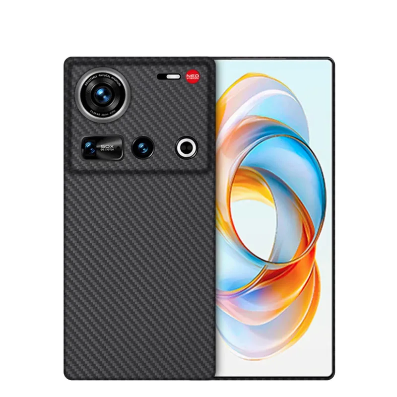 Case for Nubia Z70 Ultra Magsafe Magnetic Real Carbon Fiber Aramid Anti-explosion Mobile Phone Protective Cover Protection Shell