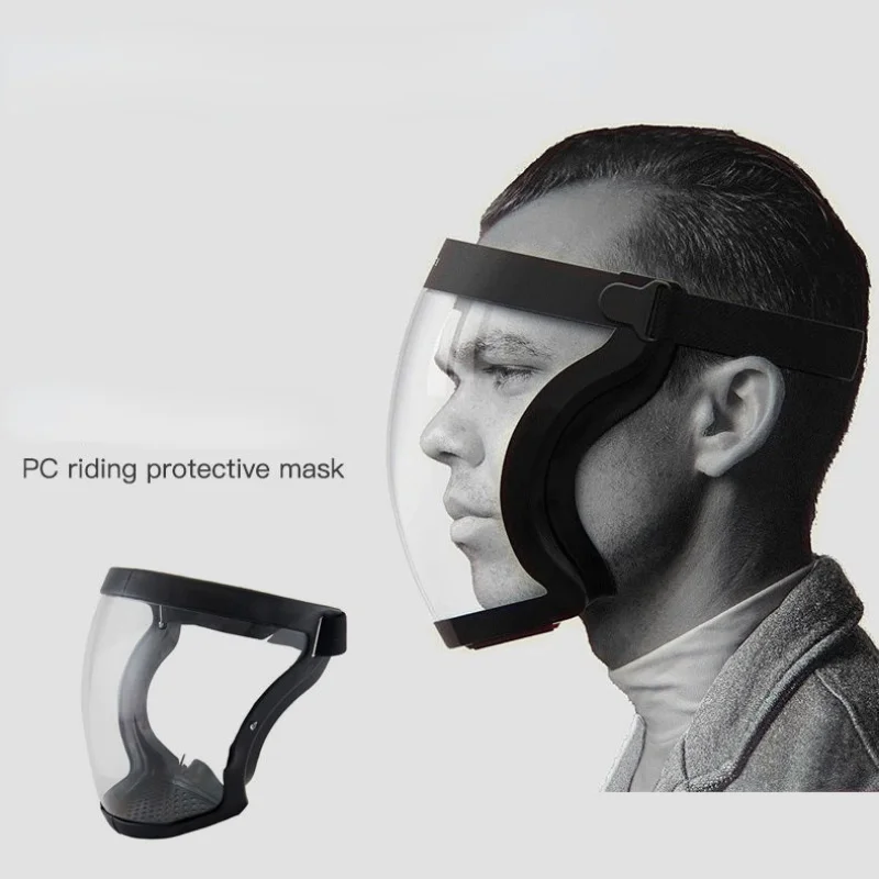 New Face shield Eyeshield Dust Cover trasparente Moto Cycling maschera antivento Full Face antipolvere occhiali di sicurezza per saldatura Anti-vento
