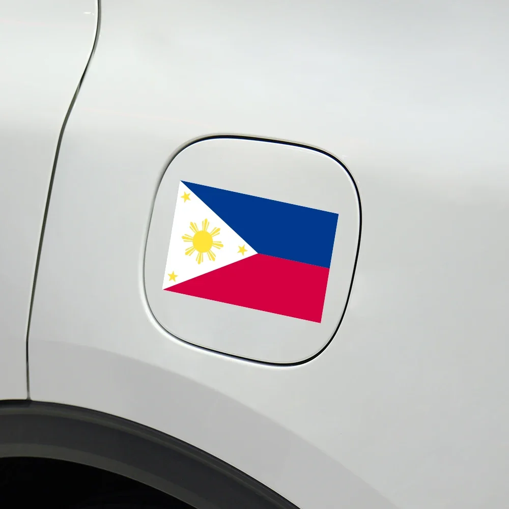 3Pcs Philippines Flag Stickers Waterproof Car Body Bumper Rear Window Moto Wall Laptop Personality DIY Decoration Vinyl Decals