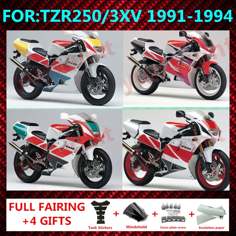 Fit For YAMAHA TZR250 3XV 1991 - 1994 Motorcycle Accessories Full Bodywork Fairing Kit Panel Set 1992 1993 TZR 250 91 92 93 94