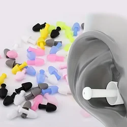 Silicone Earplugs Sound Insulation Ear Proctection Earplugs Sleeping Swimming Travel Noise Reduction Waterproof Soft Earplugs