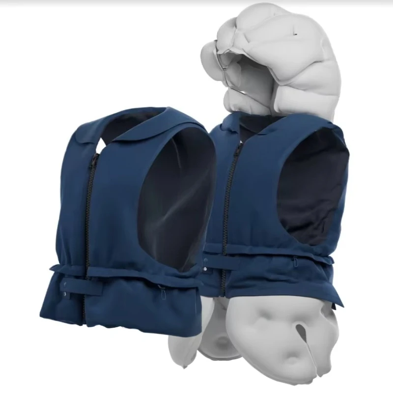 Smart wearable anti-drop airbag jacket with sensor technology for fall protection for the elderly