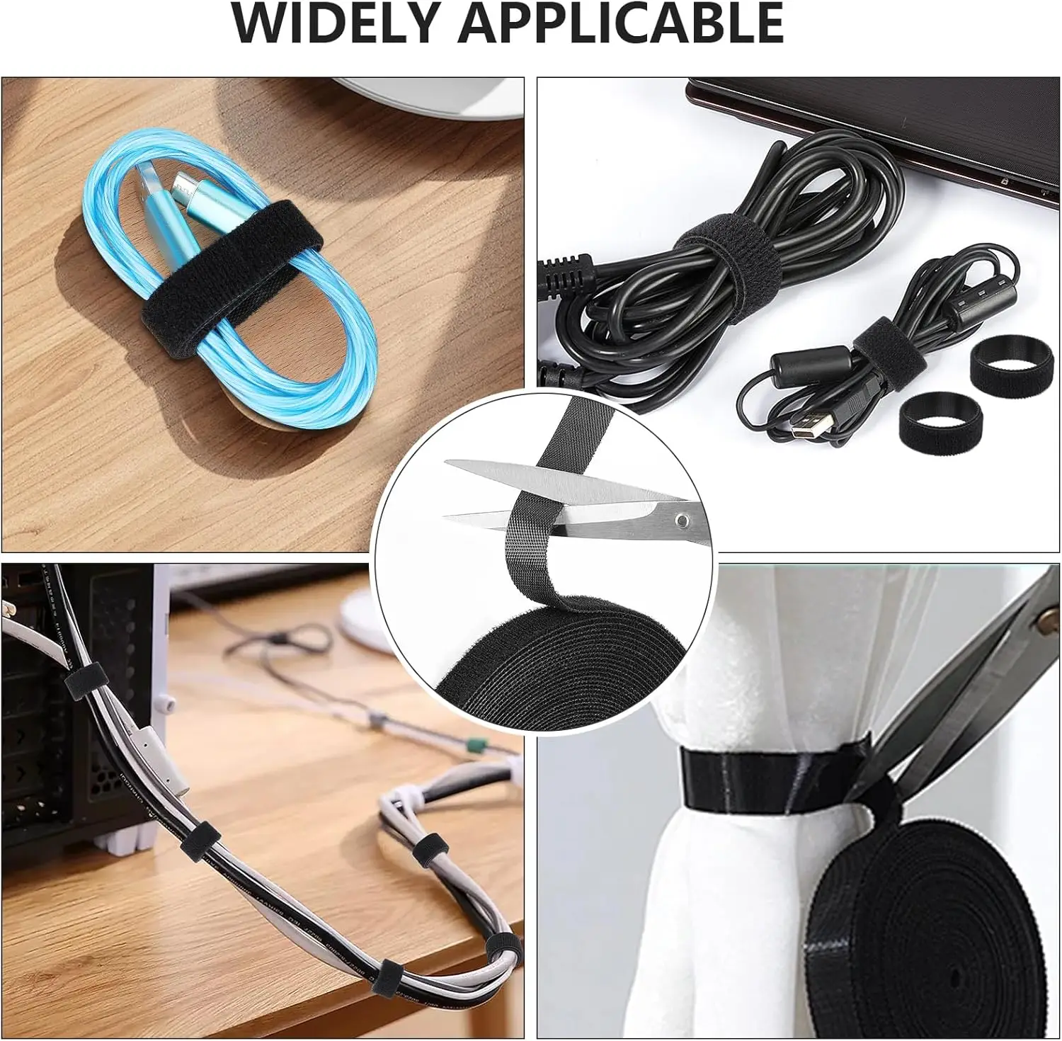Cable Organizer Cable Management Tearable Organizador Cables Winder Ties Phone Accessories Wire Cord Organizer And Cables image 6
