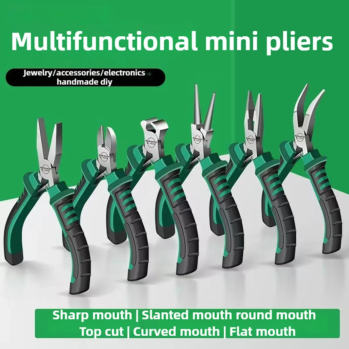 Alicates Multifuncionales Mini de 5 Pulgadas, Alicates Especiales para Electricistas, Alicates de Punta Fina, Tornillo de Banco Pequeño de Grado Industrial