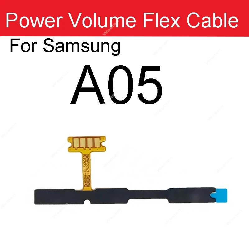 

For Samsung Galaxy A14 A24 A34 A54 A05 A05s A15 A35 A55 A06 A16 Power Volume Side Button Flex Cable Ribbon Replacement Parts
