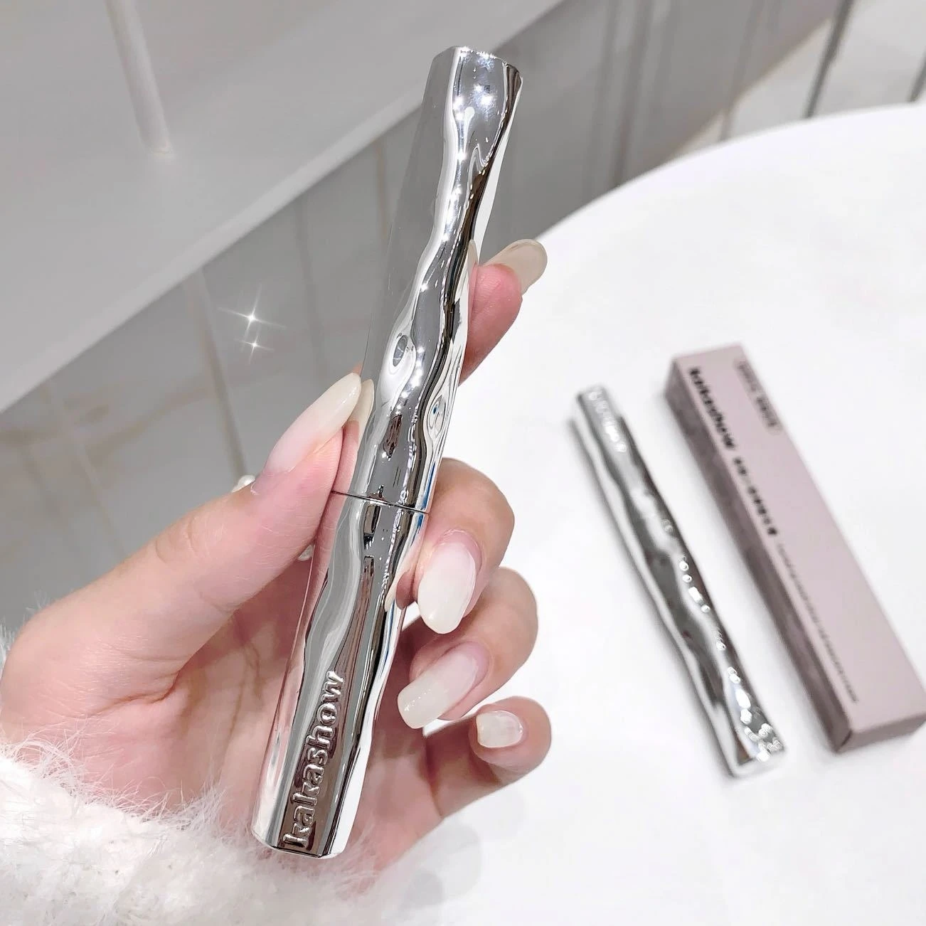 Rímel tubo de girassol natural rímel primer natural de longa duração curling cabeça fina à prova dwaterproof água