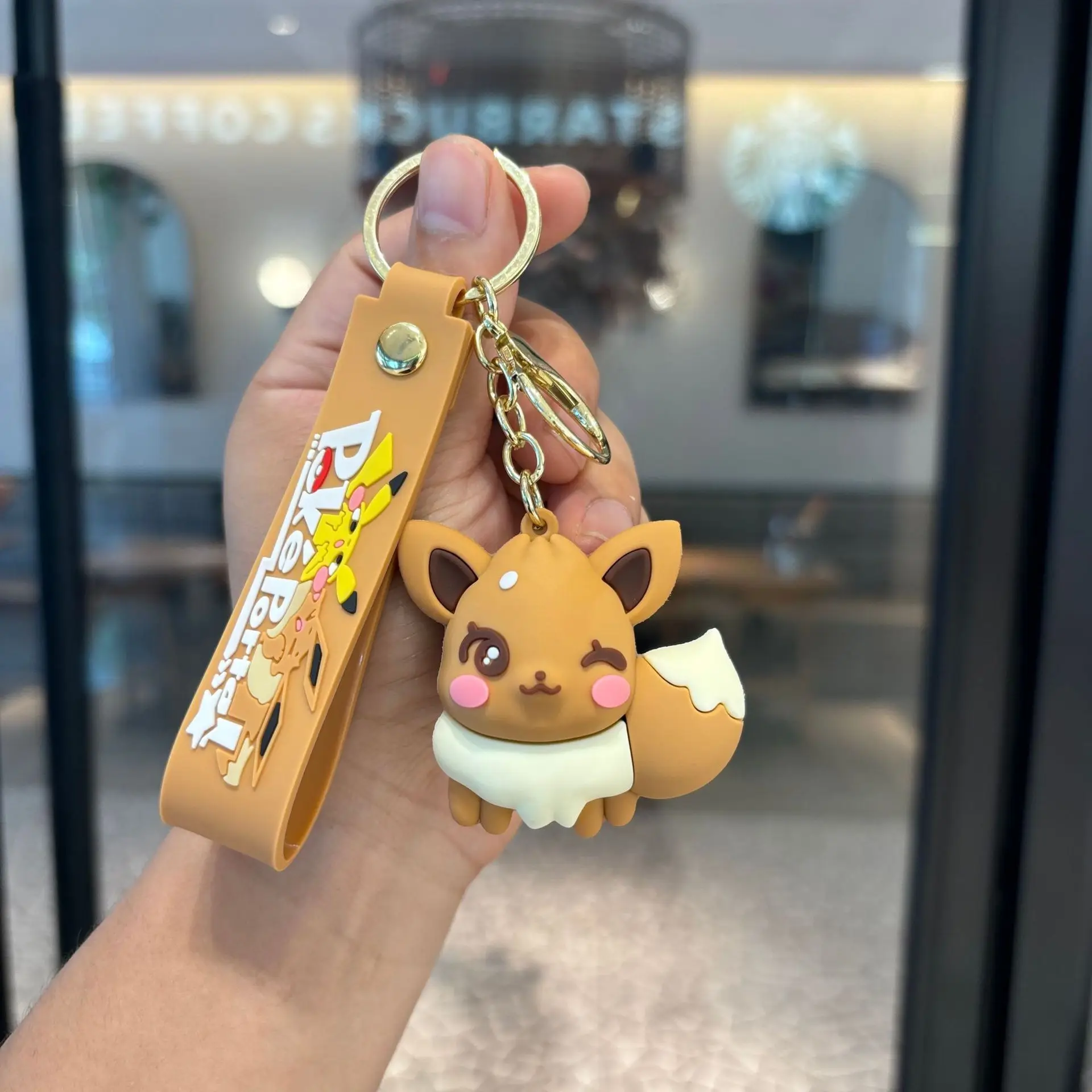Gantungan Kunci Keluarga Pokémon Eevee 3-6PSC