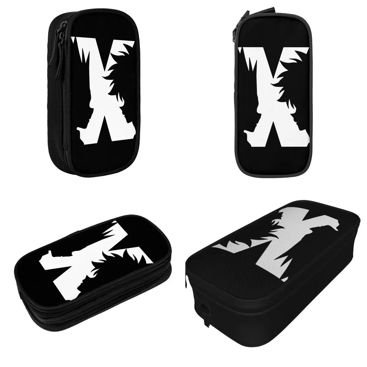 X Logo Face Hunter X Hunter Pencil Cases New Anime Pen Bags Kids Big Capacity School Supplies Zipper Pencil Box