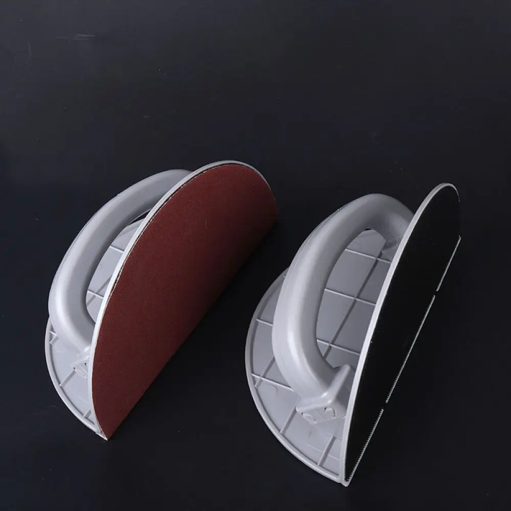 9 Inch Semi Circular Corner Polishing Holder Wall Drywall Sanding Block Manual Abrasive Tool For Easy Surface Treatment