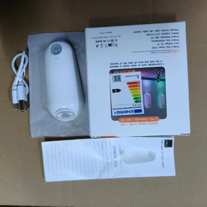 

Toilet Night Light LED Toilet Light Rechargeable Motion Sensor Toilet Seat Light Smart Toilet Light for Home Bathroom Corridor