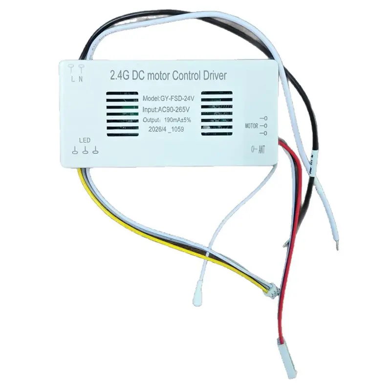 [Year Specials] AC90-265V 6-Speed Adjustable Inverter Controller 2.4G Bedroom Ceiling Fan Light Wide Voltage Driver Remote
