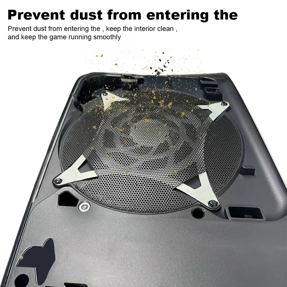 2-8PCS Anti-Dust Fan Cover For PlayStation 5 Slim Fan Dust Filter Breathable Ventilation Cooling Fan Dust Mesh For Sony PS5 Slim