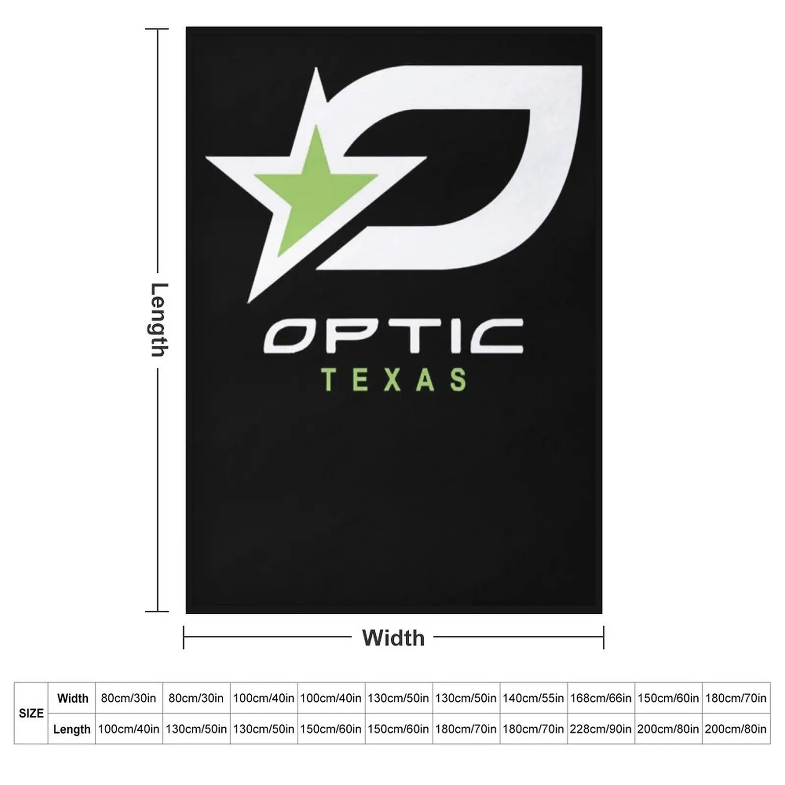 OpTic Texas Merch Shirt Essential Throw Blanket couch cozy soft plush fuzzy picnic outdoor blanket