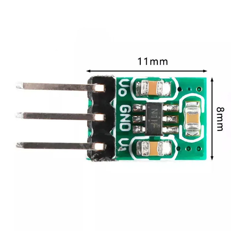 1/2-200/500Pcs DC-DC Buck-Boost 150mA Voltage Up/Down Conversion Module 1.8V-5V to 3.3V Power Module