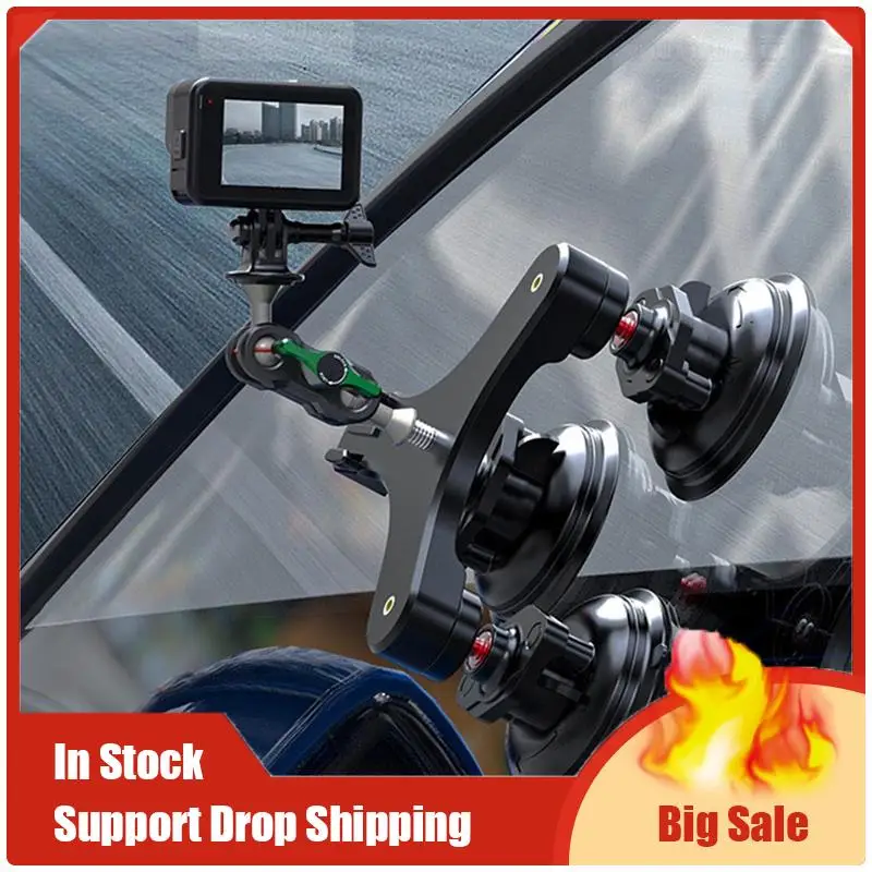 Support à tête sphérique de 1 pouce, ventouse à Triple torsion pour fenêtre de voiture, Base à ventouse pour GOPRO 12 Insta360 Go3, meilleures ventes