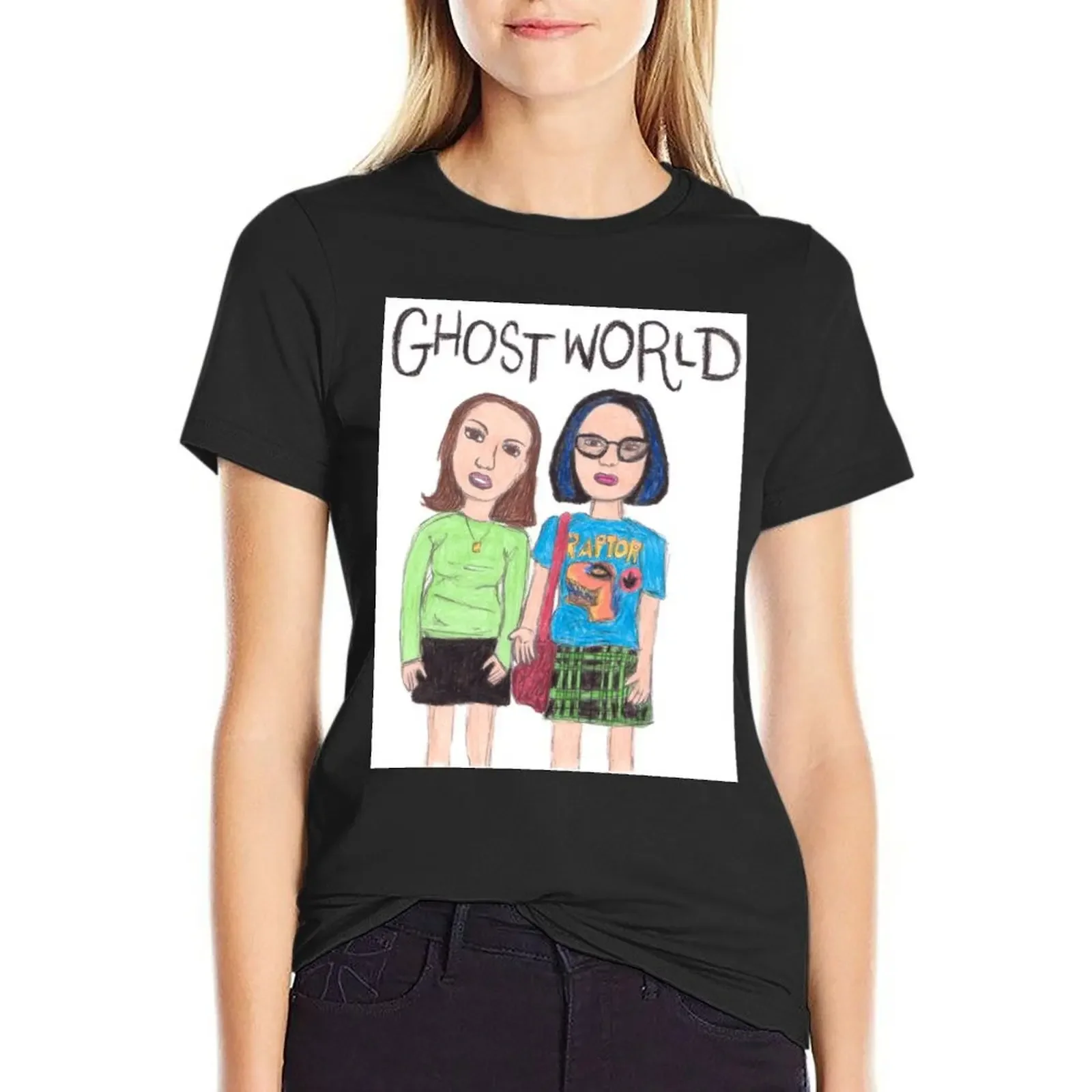 Koszulka Ode to Ghost World ubrania damskie letnie topy Damskie koszulki graficzne