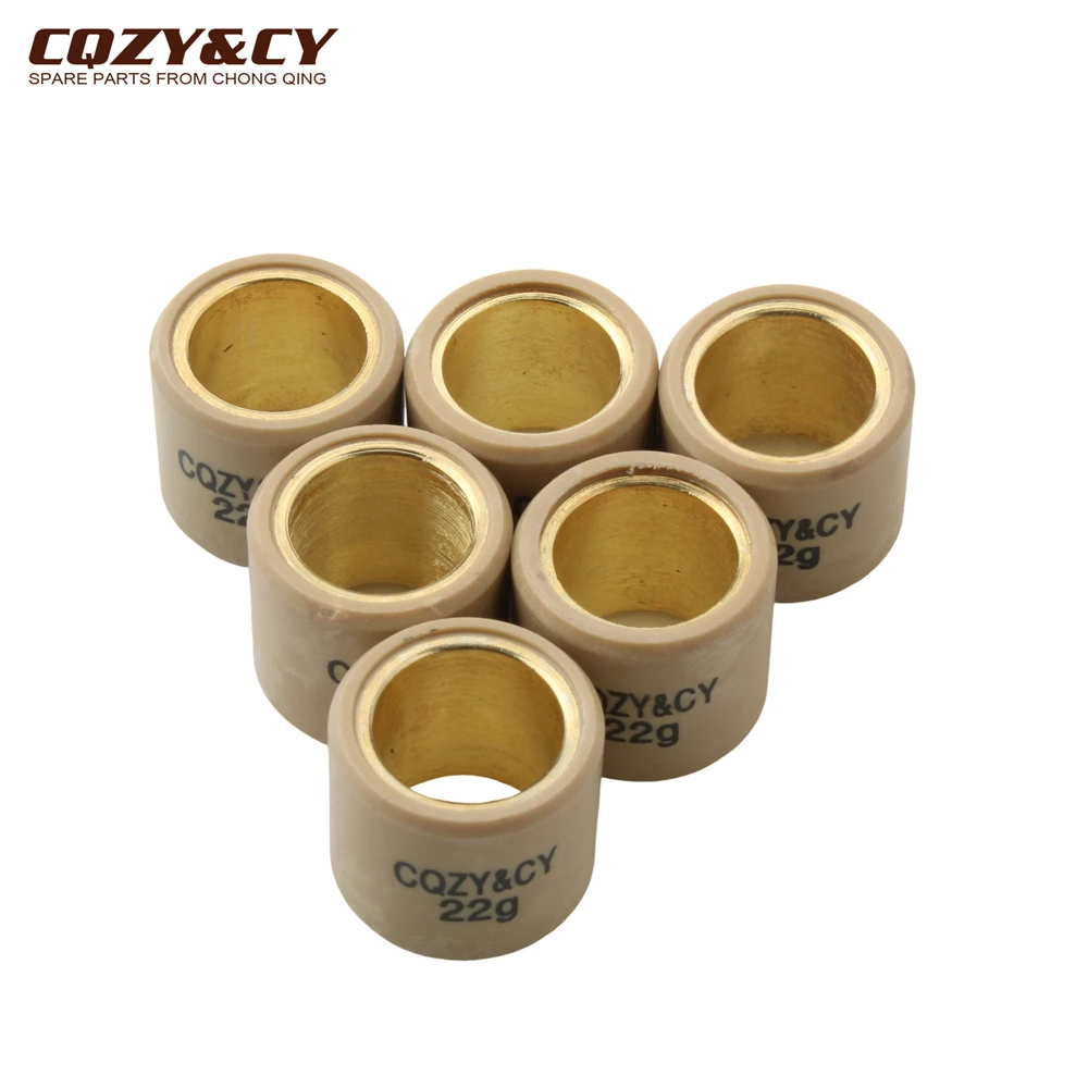 

6pc Variator Racing Roller Weights 22gram 25x22mm For TGB Quads Blade 250 2x4 Blade325 Target 325