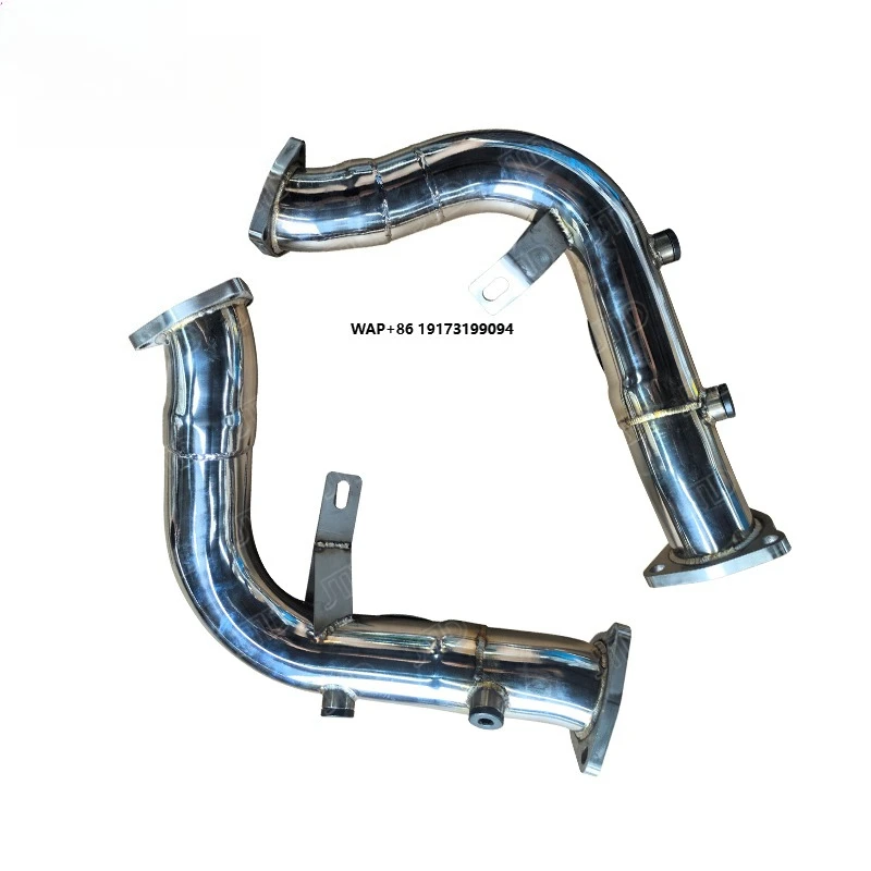 

For S5 B8 Coupe 4.2L FSI Engine 2008-2012 Left Hand Drive Polished Finish Exhaust Downpipe Front Pipe
