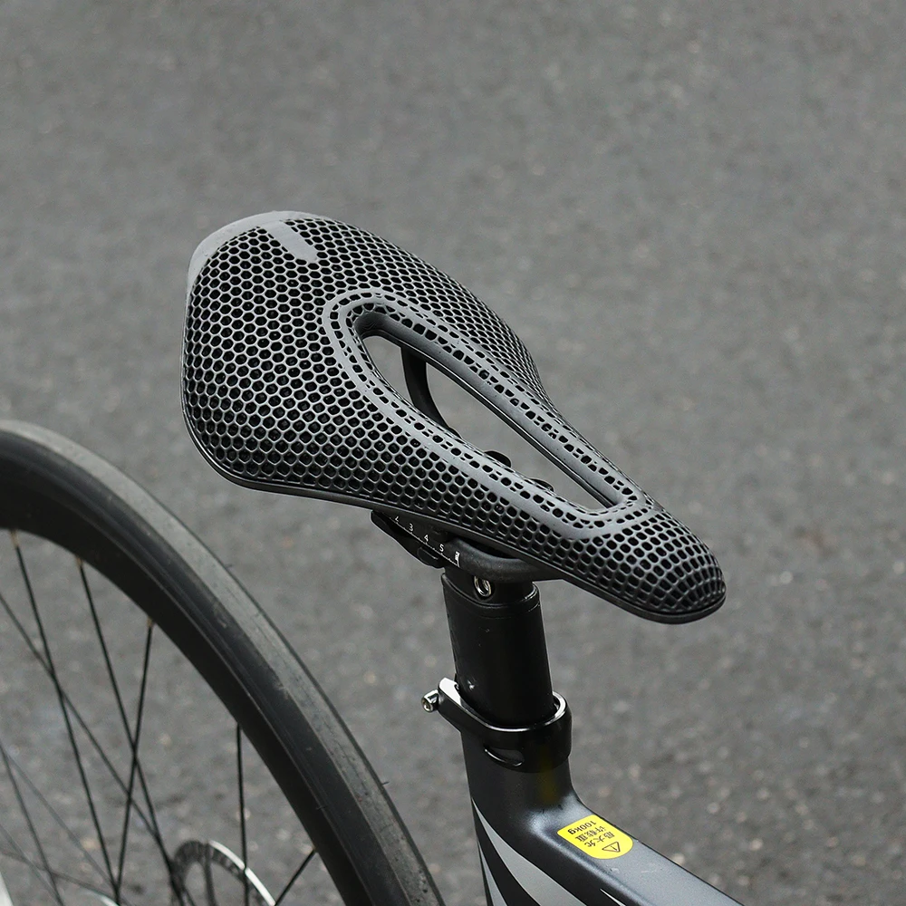 TTPRO 3D Printed Bicycle Saddle Hollow Comfortable Breathable Cycling Seat Ultralight Carbon Fiber MTB Gravel Road Bike Saddle