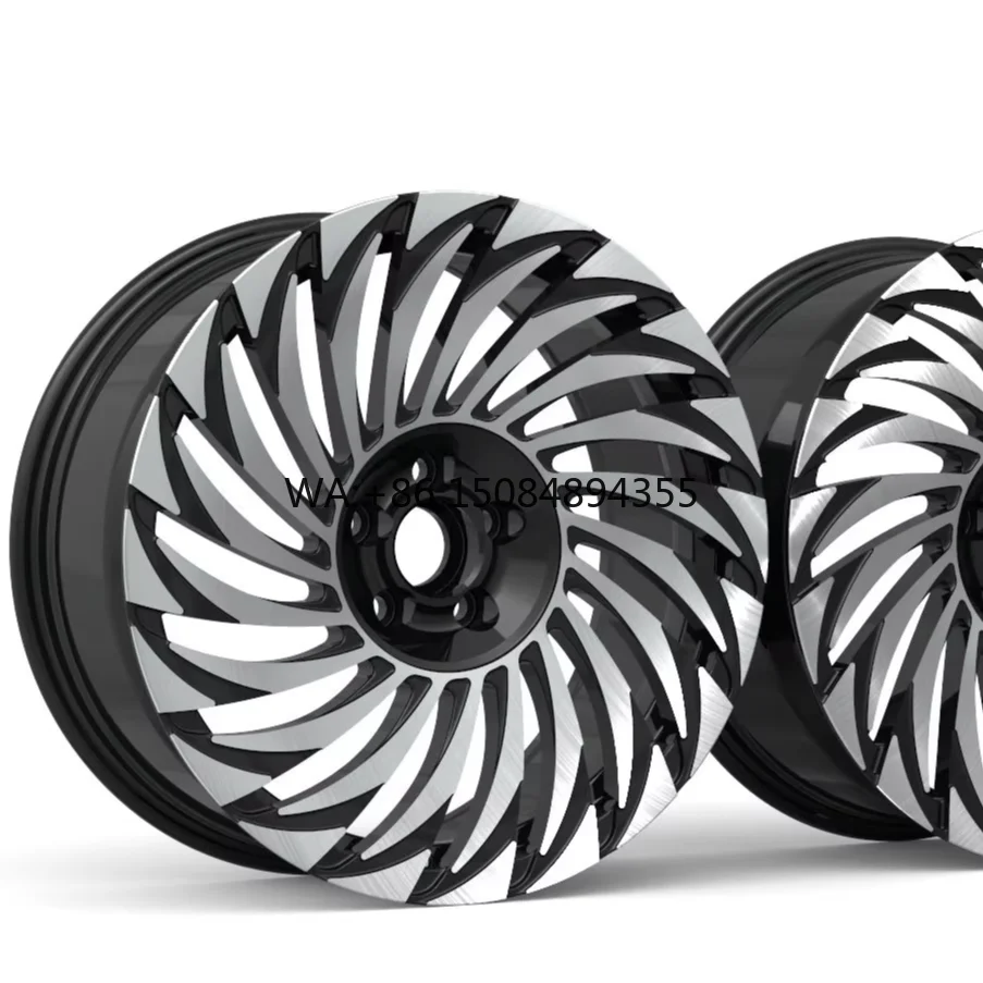 

for New Five Spoke Polished Deep Dish 4 Pieces 5 X120 Single Forged Aluminium Alloy Wheels