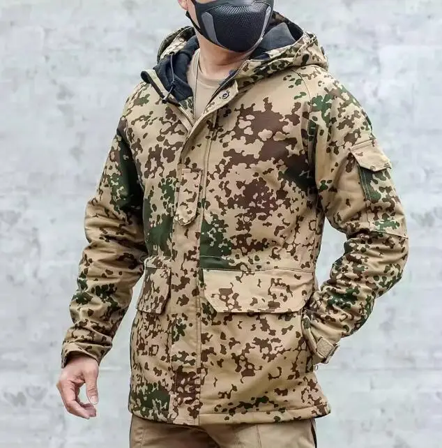 Germany Camouflage Tropentarn Desert Men Coat Winter Jacket