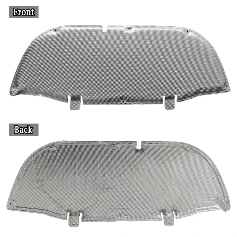 Car Front Engine Hood Heat Insulation Cotton Pad Aluminum Foil / Foam Material Mat Cover For Toyota Corolla Cross 2020-2022