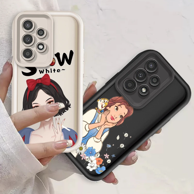 

Disney Princess Snow White For Samsung A73 A71 A54 A53 A52 A51 A33 A32 A21S A14 A13 A12 A25 A04 A05 5G Eye Ladder TPU