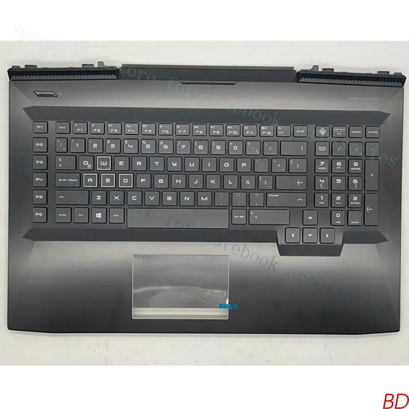 A+ TPN-Q195 Palmrest With Keyboard C Shell Cover For HP OMEN 17-AN 17-CE