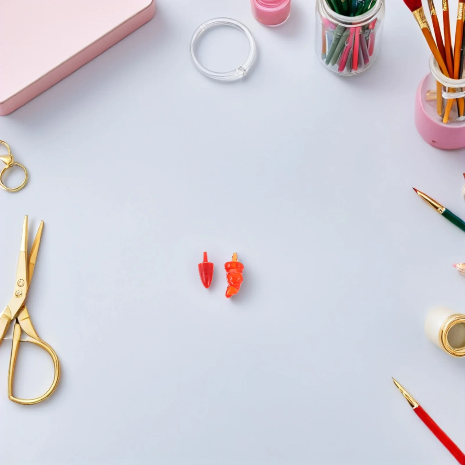 

100Pcs Snowman Nose Accessories Orange Plastic Carrot Replacement Parts for DIY Snowman Kit Christmas Craft Decoration Outdoor