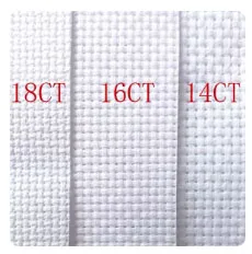 28ct 18ct 16ct 22CT 25CT 14CT 11ct Aida cloth cross stitch fabric canvas DIY handcraft supplies stitching embroidery craft