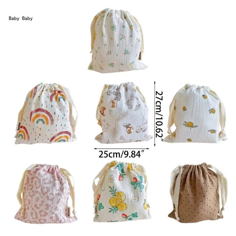 Portable Baby Cloth Nappy Wet String Bag Reusable Cloth Diaper Bags Washable Bag Q81A