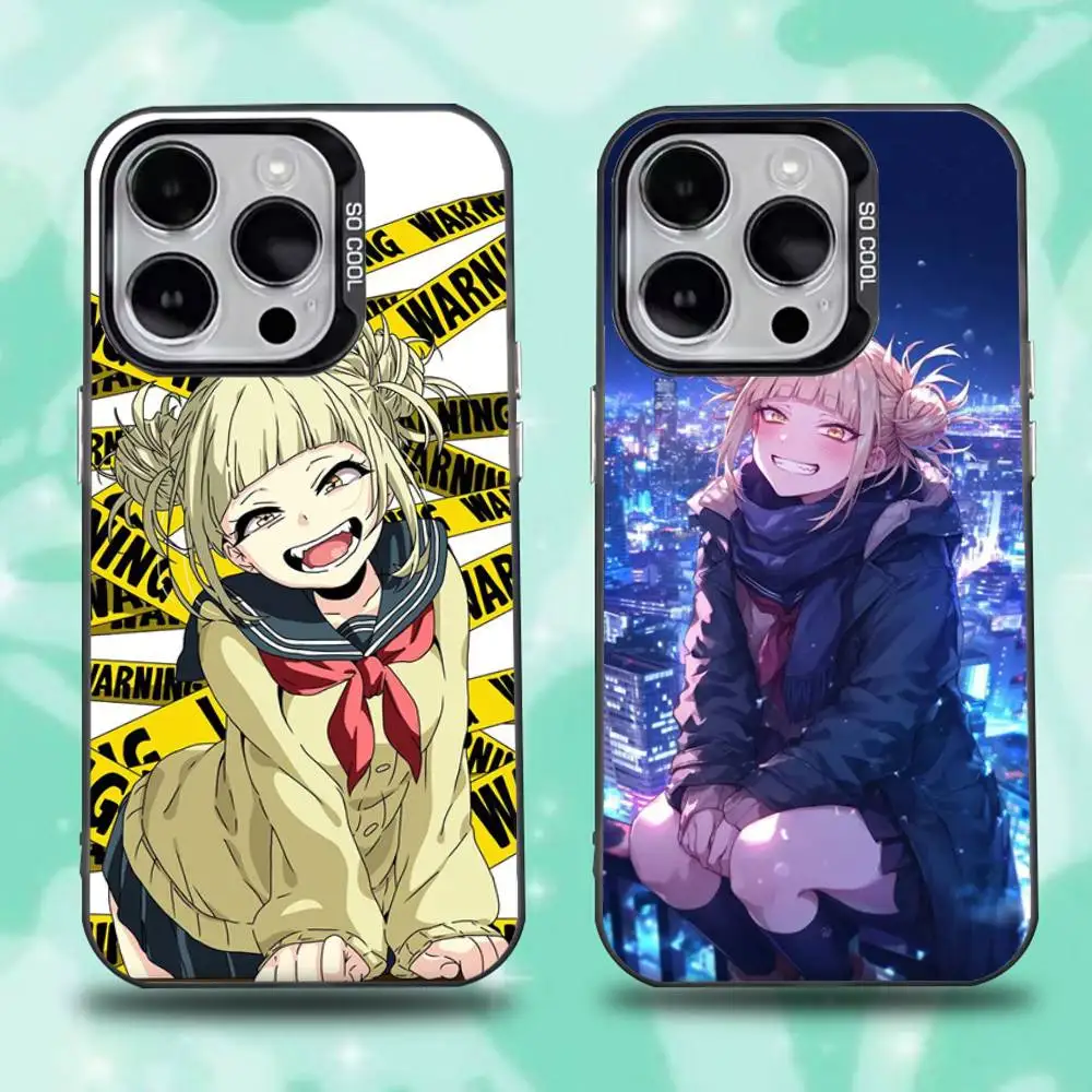 

Himiko Toga Phone Case For iPhone 16,15,14,13,12,11,Mini,Pro,E,SE4,XS,MAX Black Candy Matte Cover