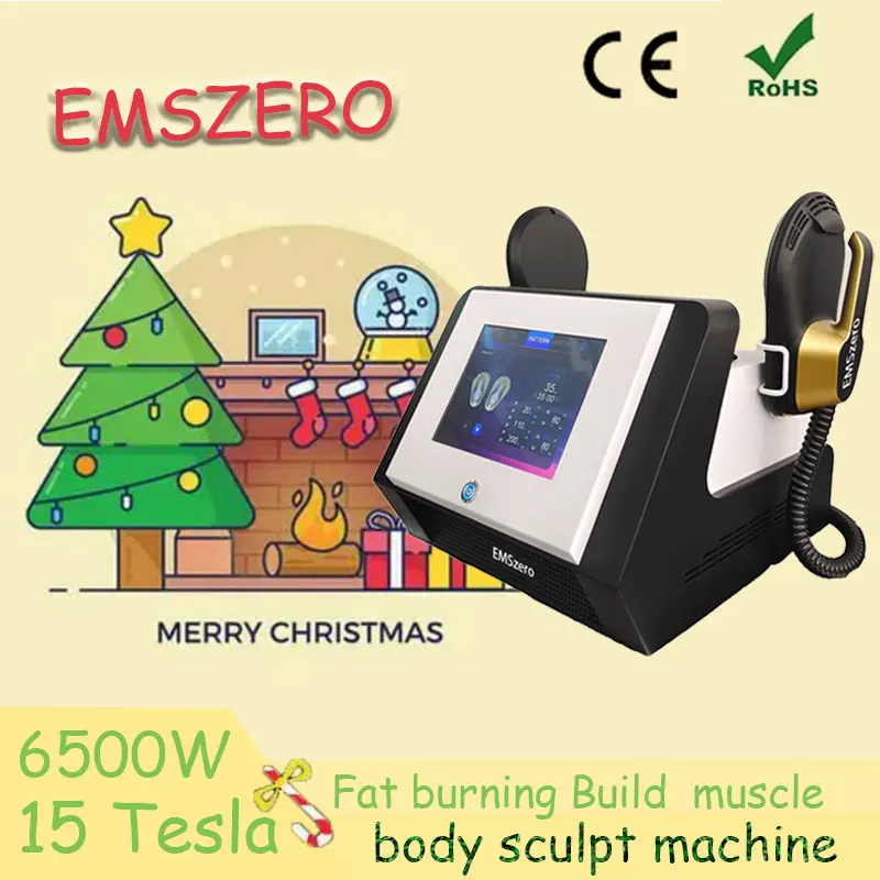 2024 New EMS Slimming Machine 200Hz RF Technology Electromagnetic Muscle Massager 6500W EMSZERO Fat Removal Machine