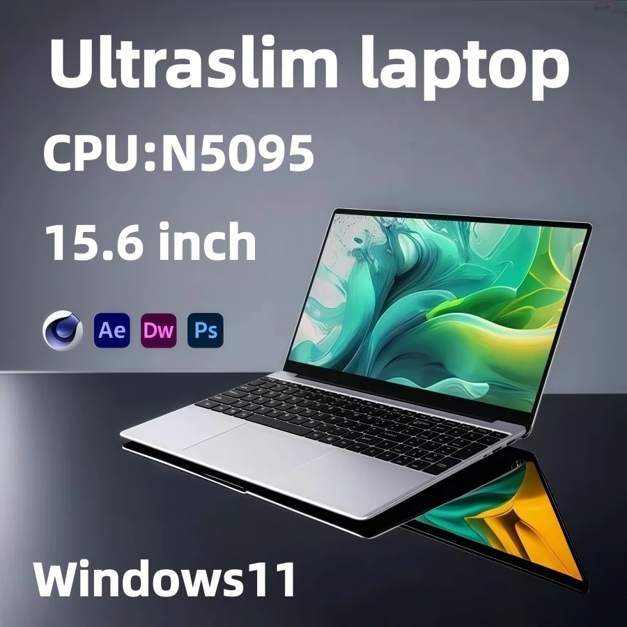 15.6インチ IPS ゲーミングノートパソコン ポータブル ノートブック コンピューター PC インテル N5095 16GB/32GB DDR4 512GB/1TB SSD Windows11 バックライトキーボード セール