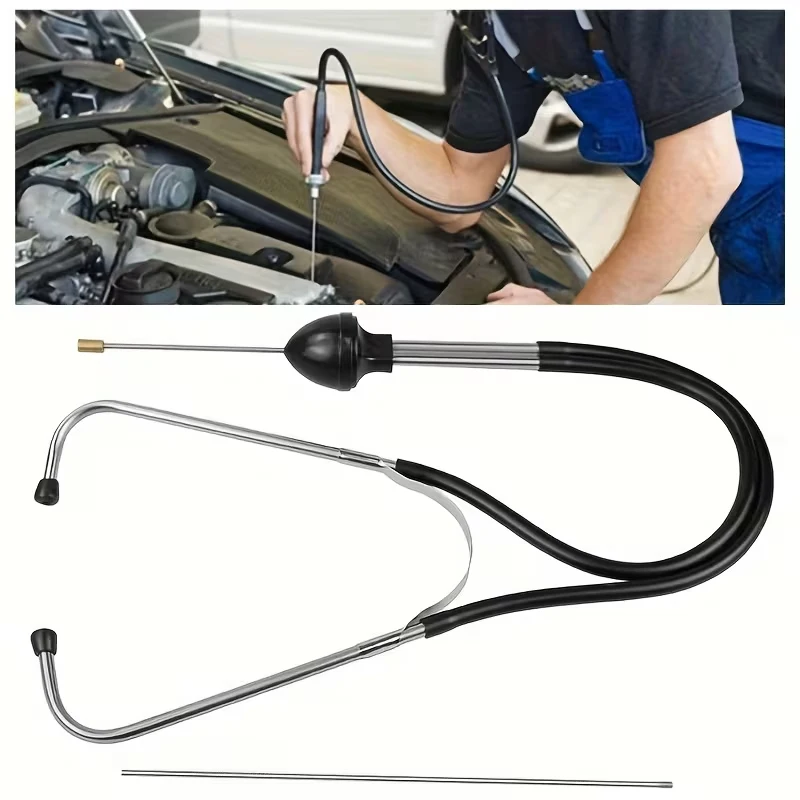 Stéthoscope pour cylindre automobile – Outil de diagnostic pour la détection de bruits anormaux (Outil de réparation automobile/diagnostic mécanique)