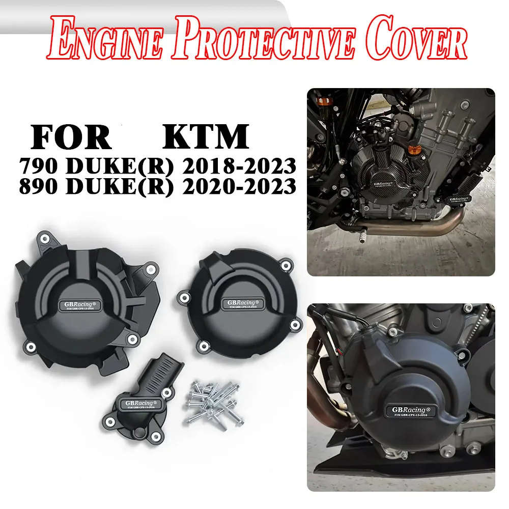 

790/890 Duke R Motorcycles Engine Protection Cover For KTM 790 Duke R 2018-2023 890 Duke R 2020-2023 For GBRacing