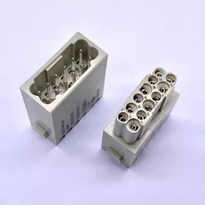 Harting Brand New Original Genuine Connector 09140122632 09140122732 250V 10A Combination Module 12-Pin Male and Female Connector 0.25-1.5mm