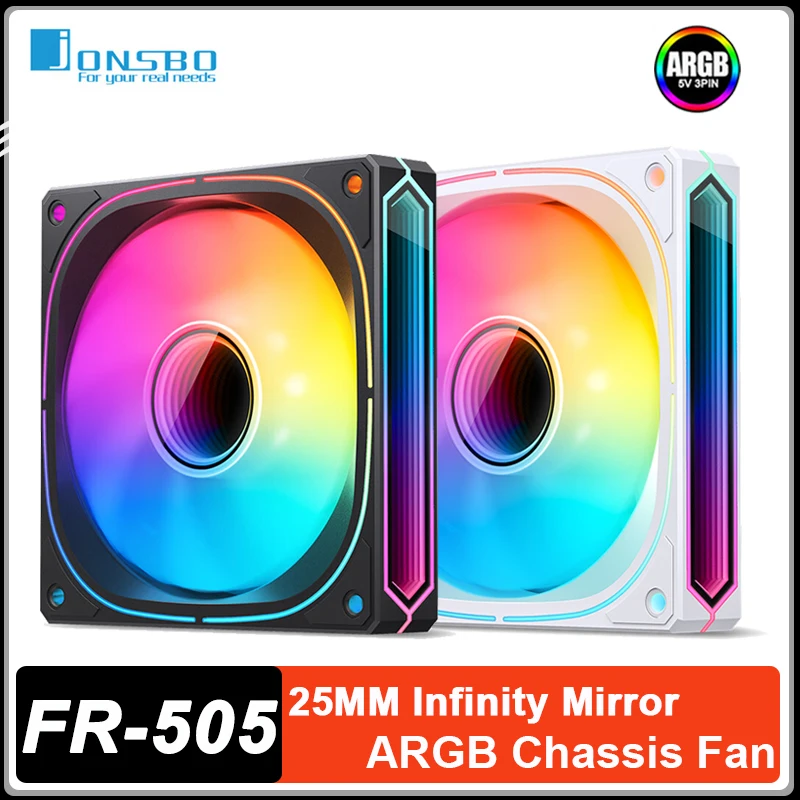 Aigo PC Case Fan Gamer Computer 120mm RGB Kit Fans 4PIN PWM Water Cooler CPU Cooling Fan 3pin5v Unlimited Space Argb Ventilador