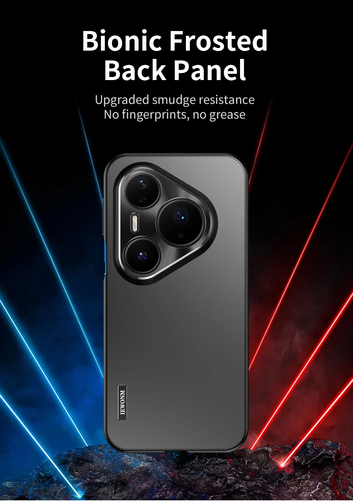 Cover posteriore con magnetismo ultrasottile in lega di titanio opaca con corpo interamente in alluminio per Huawei Pura 70 80 Ultra Pro plus