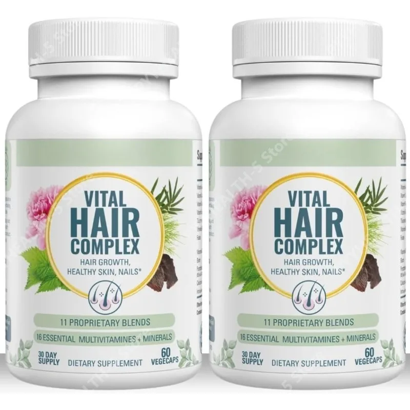 

Hair Growth Vitamins for Women and Men -Biotin Vitamin B -Hair Growth Supplement for Healthy Hair Skin Hair Vitamins for Women