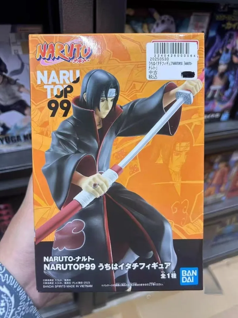 En Stock Original Bandai Banpresto Narutop99 Uchiha Itachi Uchiha Itachi humanoide Anime modelo de figuras de acción juguetes adornos regalos
