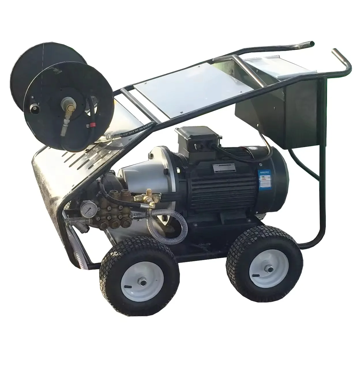 High Pressure 200bar 15KW Electric Cold Water Sewer Pipe Dredging Machine High Pressure Cleaner