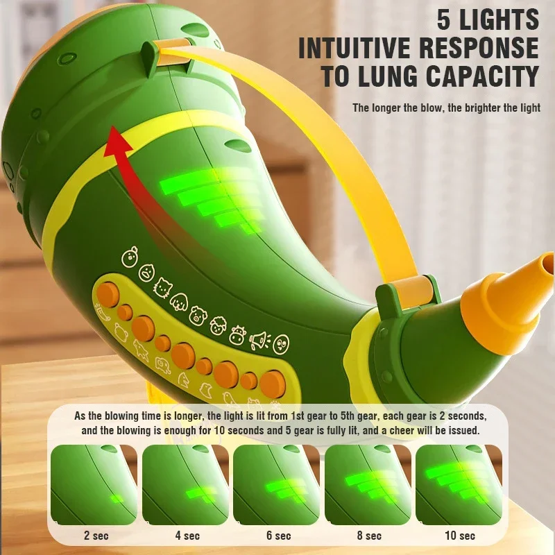 Electric Whistle Animal Assembly 30 Kinds Sound Effects Simulation Calls Whistles Horn Toys Children Music Educational Toy kids