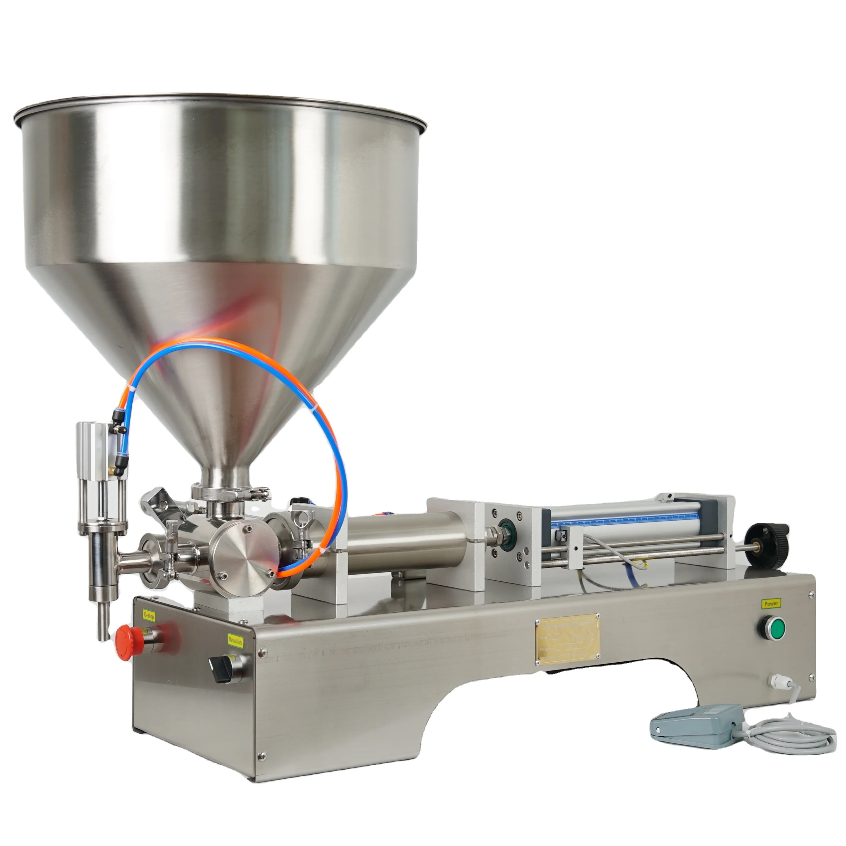 100-1000ml G1WG Semi Automatic Pneumatic Food Tomato Paste Liquid Filling Single Nozzle Machine