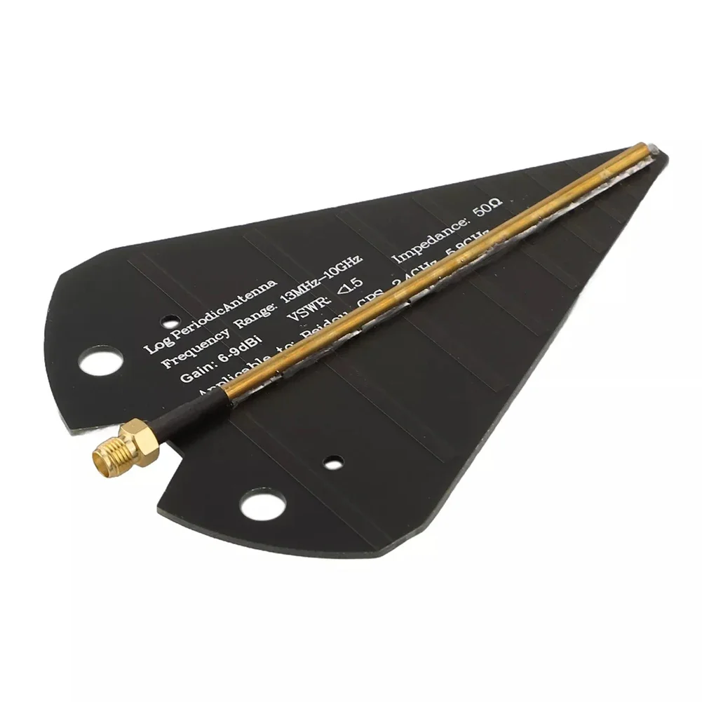 HT5 Upgraded Version 1300MHz-10GHz UWB Log Periodic Antenna 130x90x1.6mm SMA Female Connector Replacement Parts