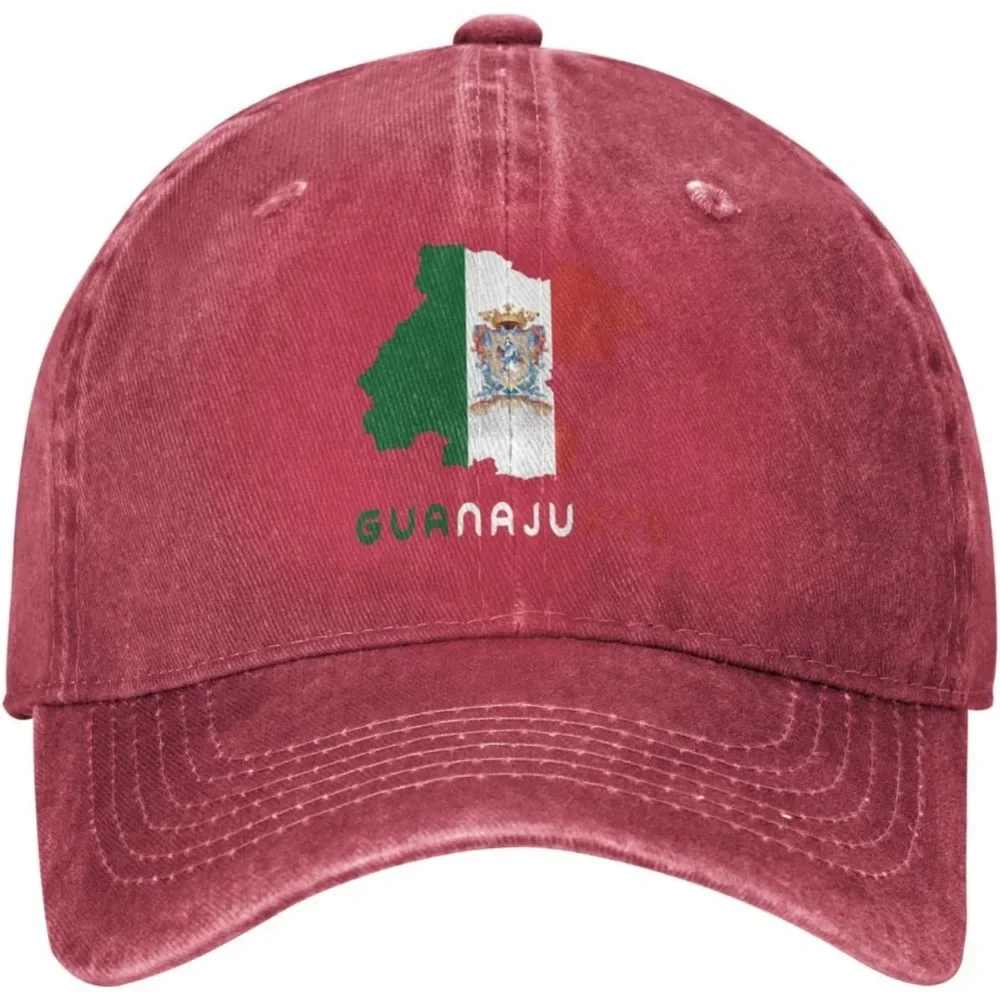 Guanajuato Mexico State Flag map Unisex Adjustable Cap Trucker Hats Dad Baseball Hats Cotton Cowboy hat Black