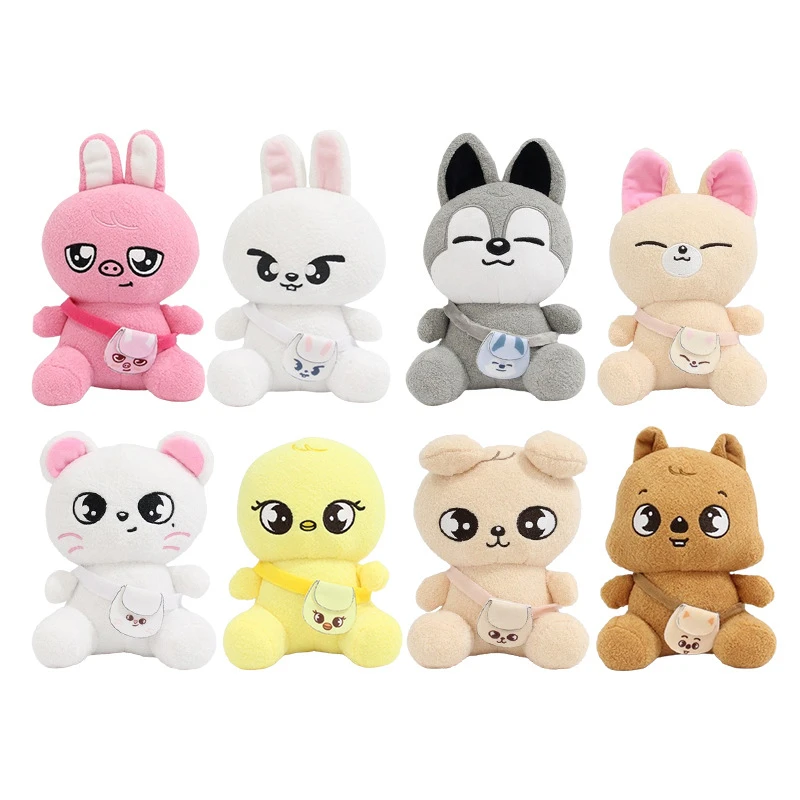 

Новая 20 см плюшевая игрушка Stray Kids SKZOO, корейская окружающая кукла знаменитостей, коллекция фанатов, кукла, детский праздничный подарок