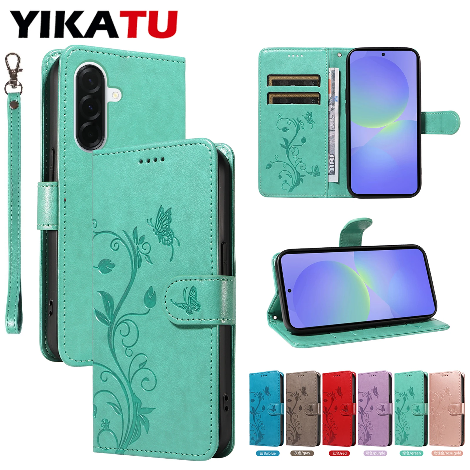 

Magnetic Wallet Case For Samsung Galaxy M80S M62 M60S M56 M55 M54 M35 M32 M23 5G M22 M15 M10S F62 F23 F22 F15 Phone Bags Cover
