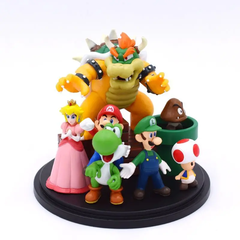 

New ARTSWIFT Amiibo Figure Super Mario Odyssey Series Peach Browser Yoshi Luigi Original Asian Version Region Free In Stock
