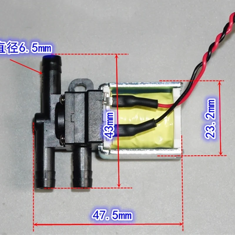 

CJWV16 DC 12V 2-Position 3-Way Small Mini Electric Solenoid Valve Water Air Flow Control Valve DIY Home Sweeper Robot Cleaner